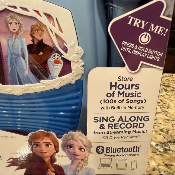 Frozen II Blue Portable Speaker with Bluetooth - Picture 6 of 11